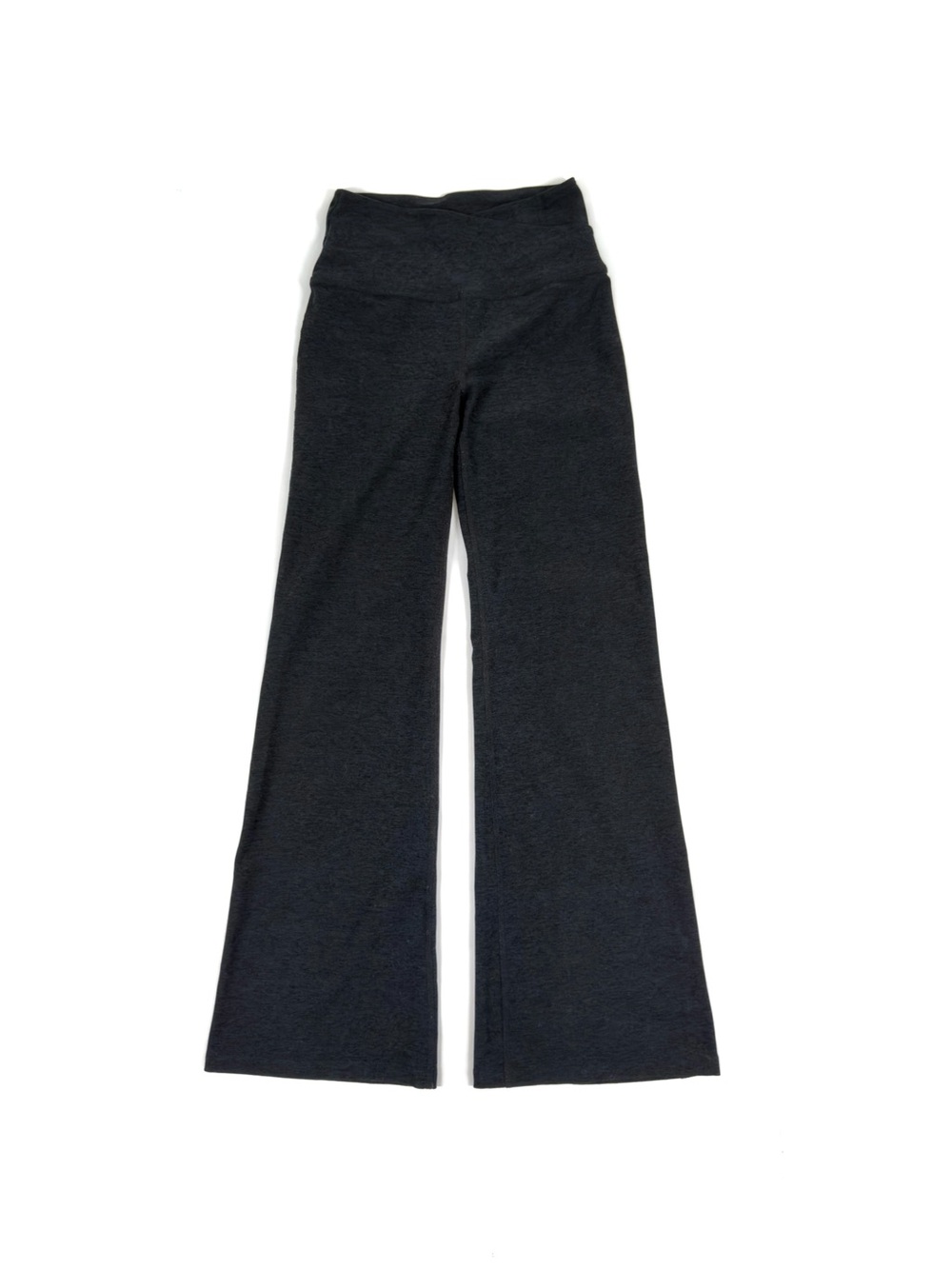 Beyond Yoga Spacedye Pants Flare High Waist | Size M | Dark Gray/Black Heather